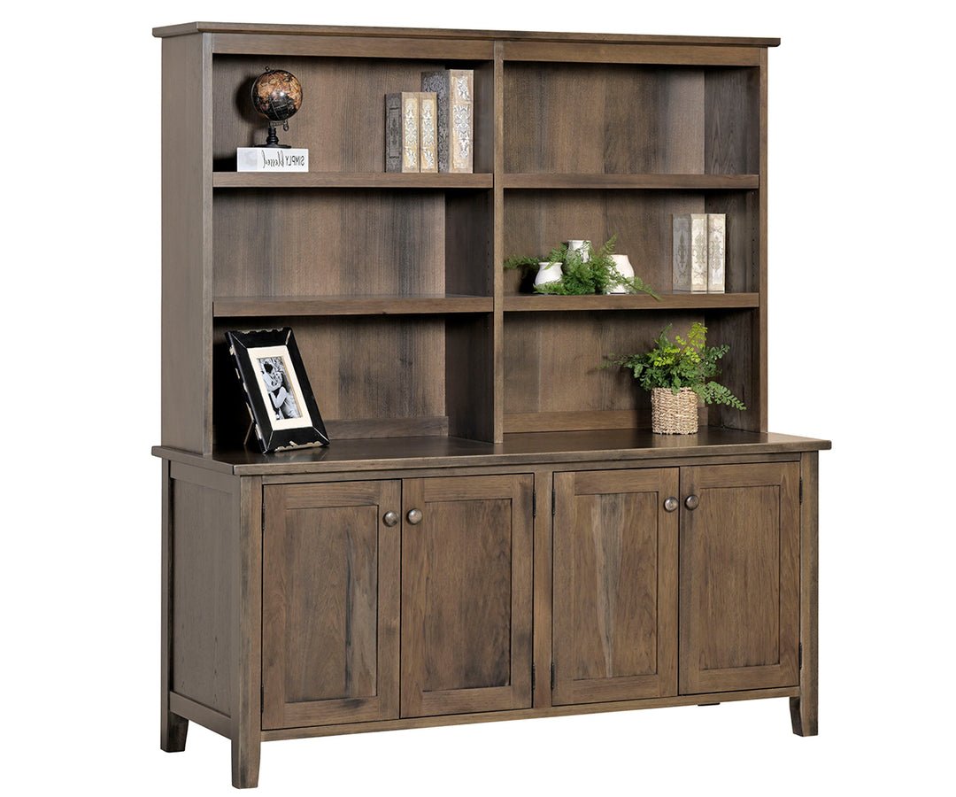 QW Amish Manhattan Double Door Base & Optional Hutch