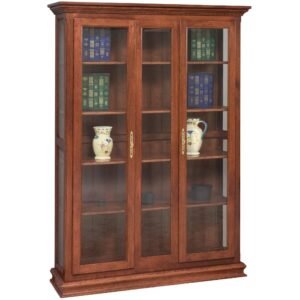 QW Amish Double Door Deluxe Bookcase