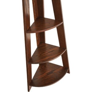QW Amish Ladder Corner Bookshelf