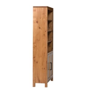 QW Amish Leon Bookcase with Doors