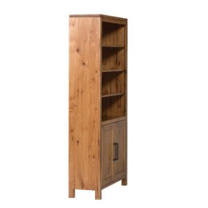 QW Amish Leon Bookcase with Doors