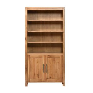QW Amish Leon Bookcase with Doors