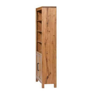 QW Amish Leon Bookcase with Doors