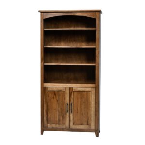 QW Amish Settlers Bookcase w/ Doors - 36x72