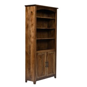 QW Amish Settlers Bookcase w/ Doors - 36x72