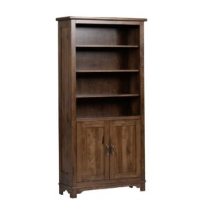 QW Amish Teton Bookcase with Doors